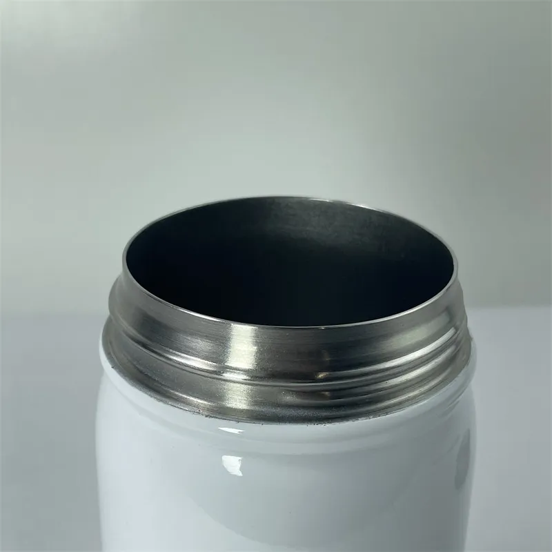 Pot Mason à Sublimation, gobelets en acier inoxydable, bouteille d'eau à transfert thermique, gobelets isolants, A02197t