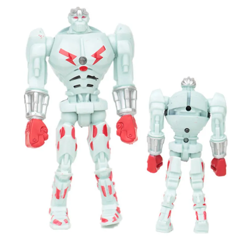 set Real Steel Actionfigur Spielzeug Atom Film Zeus Twin Cities Midas Roboter PVC 13cm Anime Nonjaks Roboter in Stock7237543