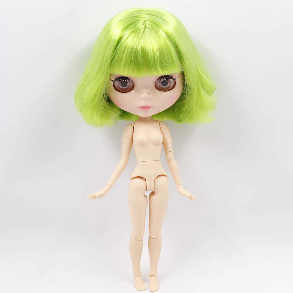 ICYDBSBRYTHDOLL Çıplak 1/6 Ortak Vücut 30 cm BJD Oyuncaklar Yağlı Saç DIY Moda Bebekler Kız Hediye Q0910