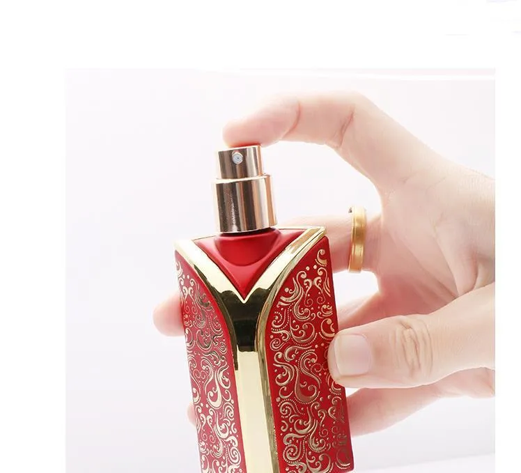 30ml portátil requintado Rhombus Perfume Spray Garrafa de pulverização / lote SN165