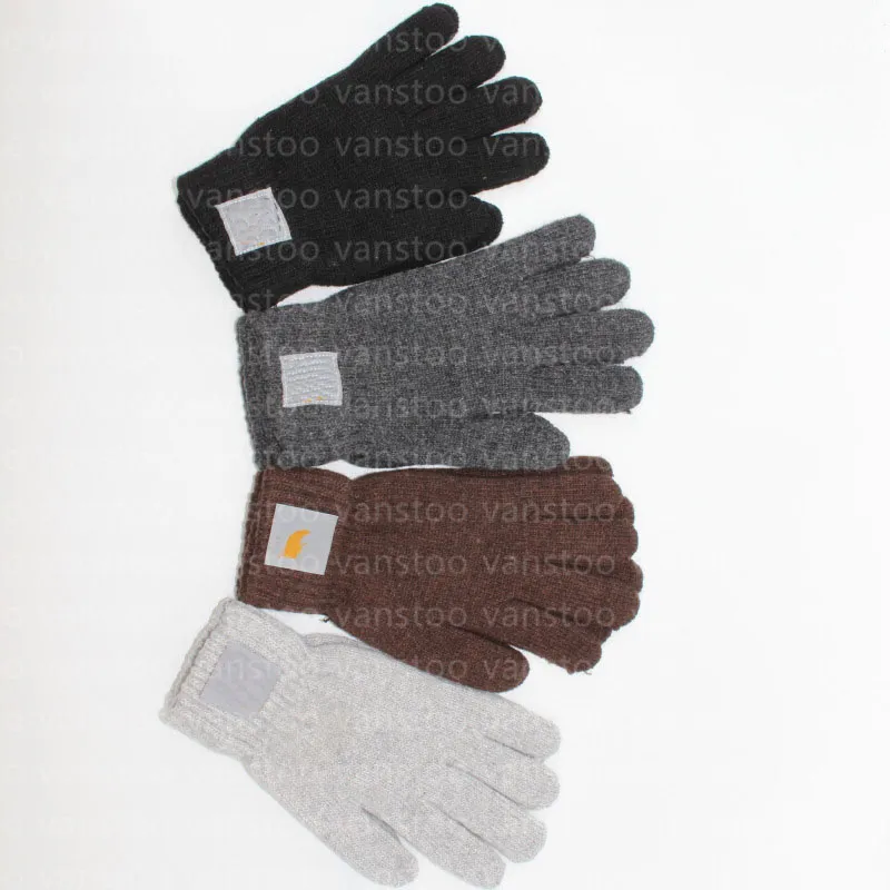 Knitted Gloves classic designer Autumn Solid Color European And American letter couple Mittens Winter Fashion Five Finger Glove238A