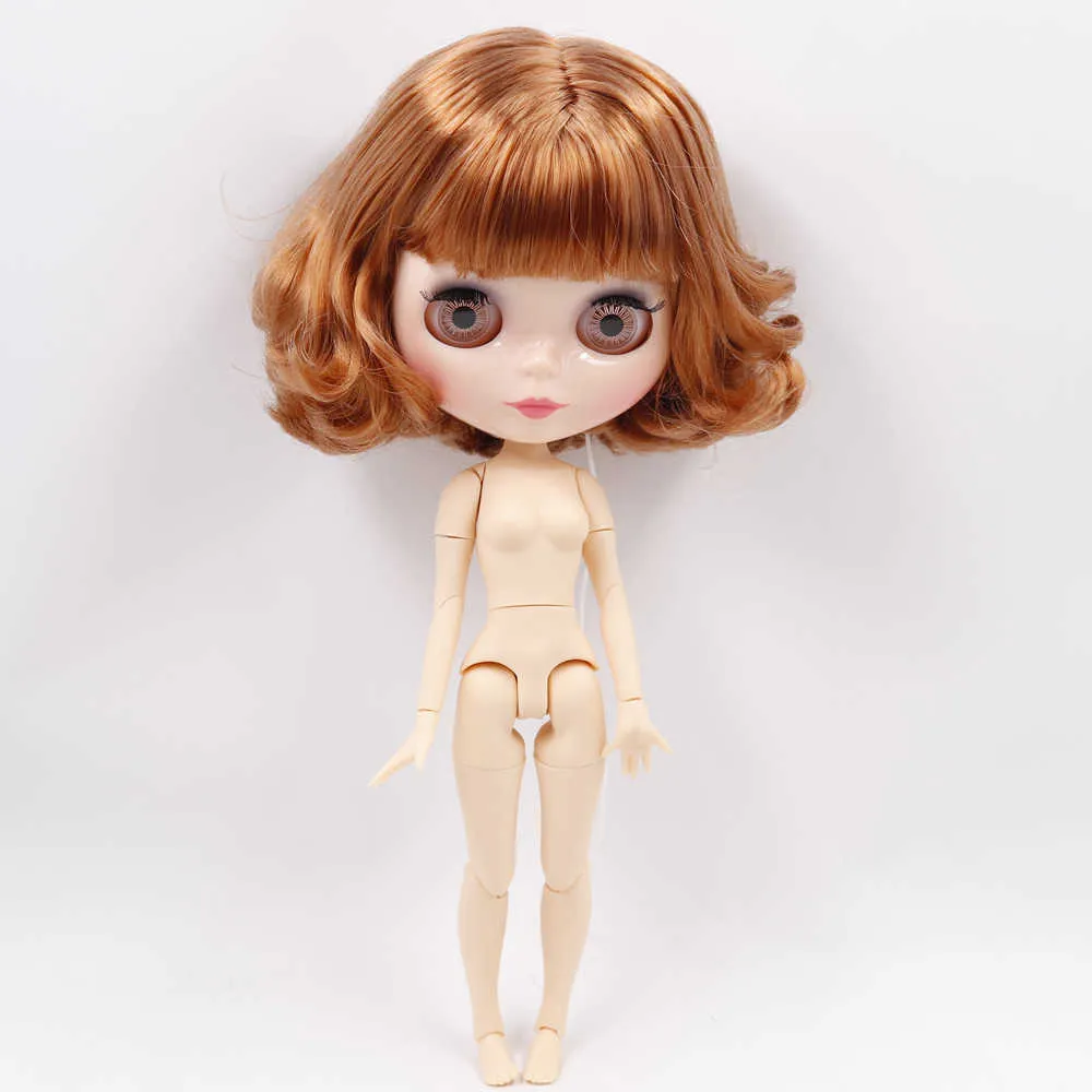 IcyDbsbleThDoll Nude 1/6 Joint Body 30cm BJD Toys Greasy Hair DIY Fashion Dolls Girl Gift Q0910