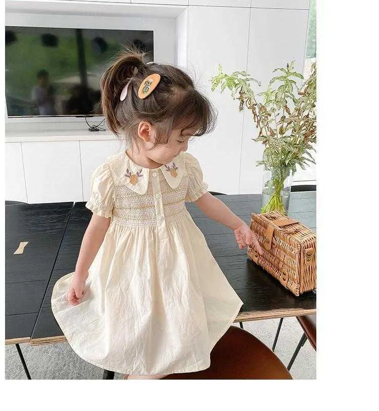 Ni os Ni as Vestidos Hechos A Mano Smocked 2021 Verano Ni o Ni a