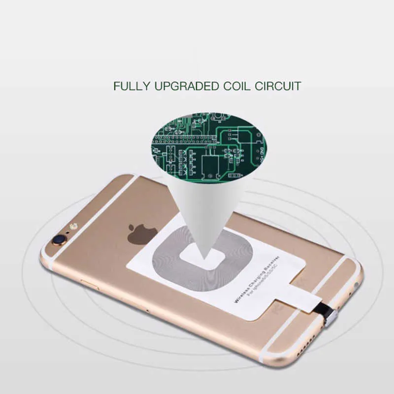 Car Micro USB Typ C Uniwersalny Szybki Adapter Ładowarka Bezprzewodowa dla Samsung Huawei dla iPhone dla Androida Qi Bezprzewodowy odbiornik ładowania