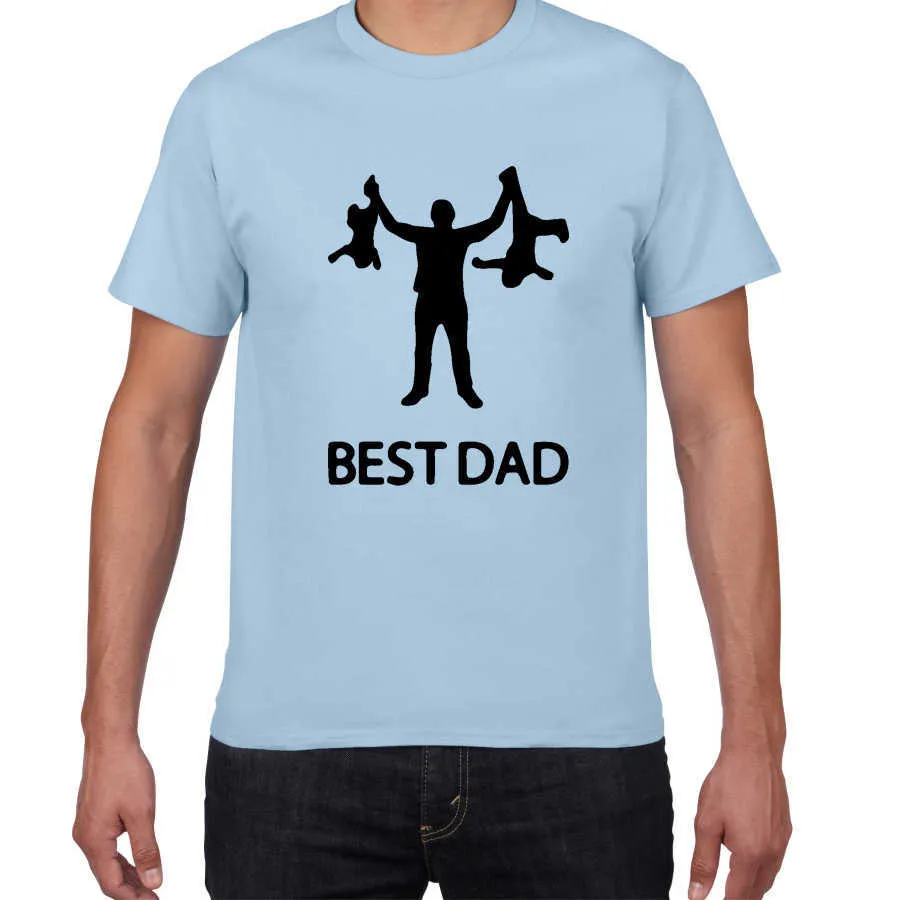 Papa Streetwear Tshirt Mannen Grappige Ontwerp Vader Dag 100% Katoen Zomer Hip Hop T-shirt Gift Tshirt Homme Kleding 210629