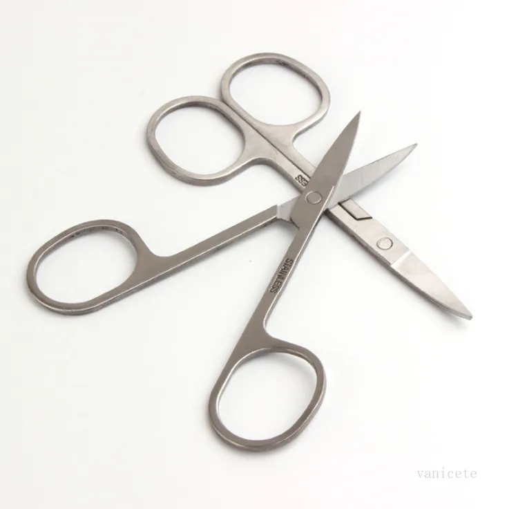 Home Stainless Steel Small Eyebrow Scissors Hair Trimming Beauty Makeup Nail Dead Skin Remover Tool T2I519095631512