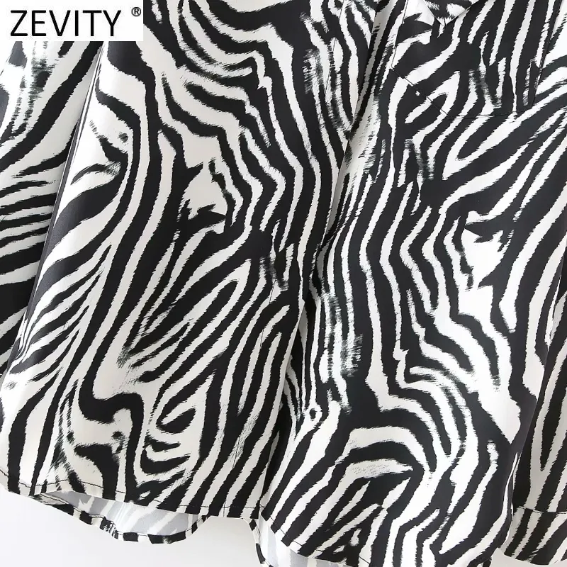 Frauen Vintage Leopard Tie Dye Druck Casual Kittel Bluse Weibliche Einzelne Tasche Hemd Chic Blusas Tops LS7612 210420