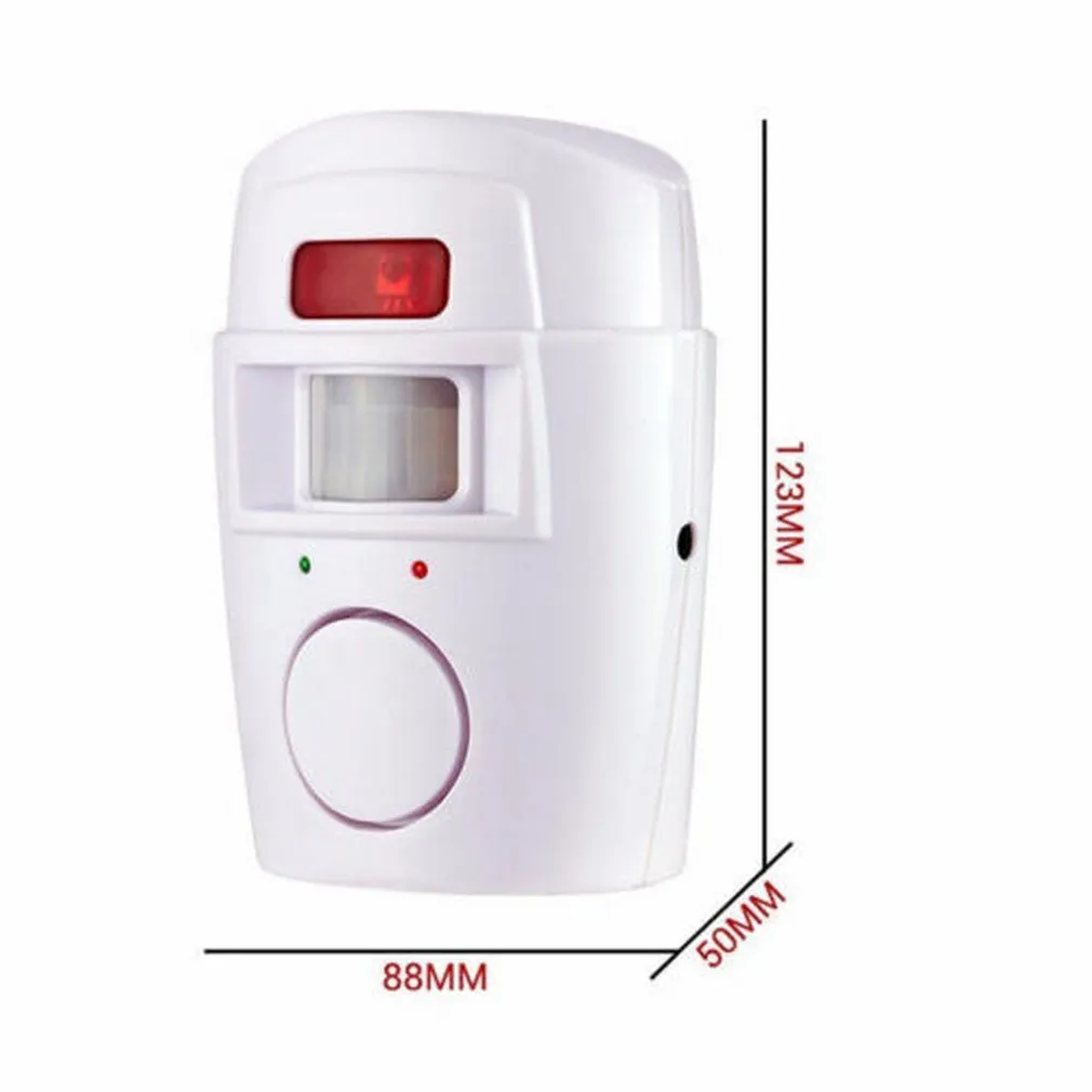 Home Security Alert Sensor Infravermelho Anti-Theft Motion Detector Monitor Sem Fio 105dB Sistema de Alarme + 2 Controle Remoto
