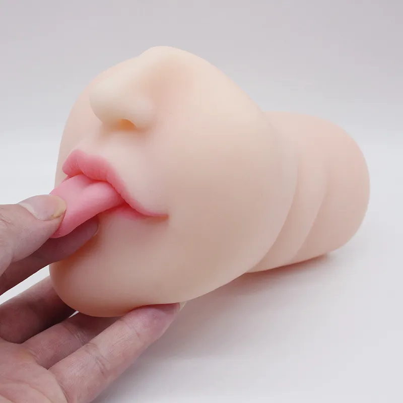 Masturbateur en Silicone pour homme, jouet sexuel pour adulte, objet  érotique en forme de gorge profonde, effet bouche réaliste