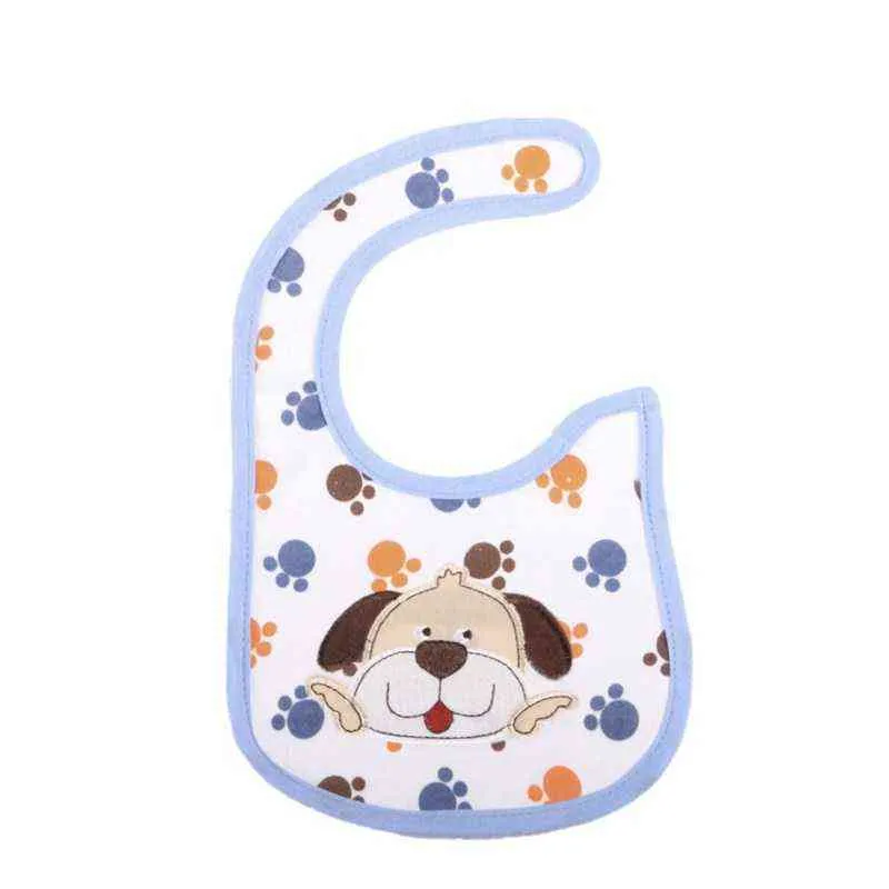 10 sztuk Baby BIBS Bawełna Cute Cartoon Wzór maluch Wodoodporny Ręcznik Saliva Fit 0-3 lat 211117