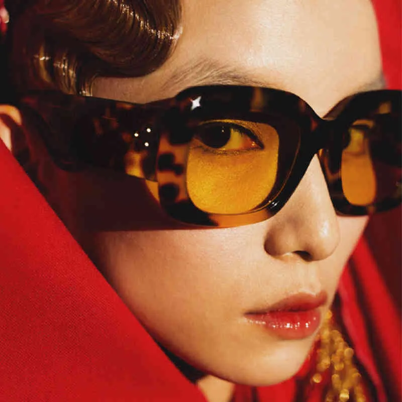 2019 ALIKIAI Fashion Oversized Sunglasses Women UV400 Brand designer Rimless Metal Square Sun Glasses Female de sol