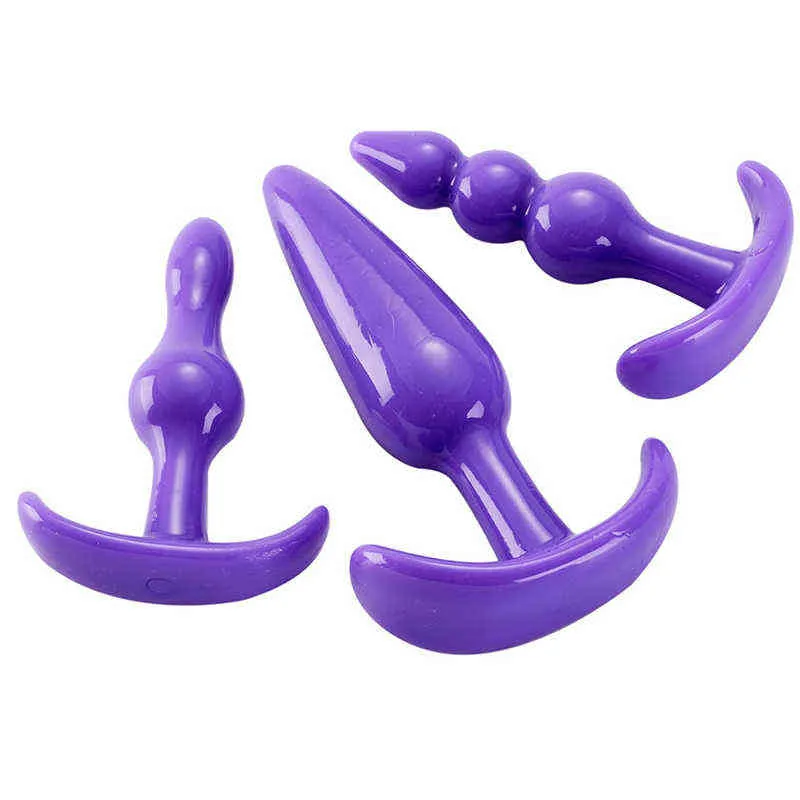 Cockrings 2021 7 stycken / set analproppskombination vibrator pärla butt Clitoris stimulator sexleksaker för kvinnor produkter 1124