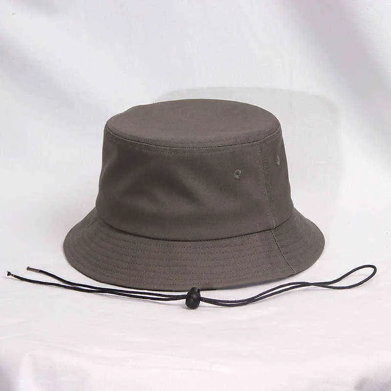 Pure Cotton Sun Hat Large Size Boonie Cap Vrouwen Big Size Bucket Hat Mannen Plus Size Fisherman Hoeden 56cm 58cm 60cm 62cm 64cm Y220301