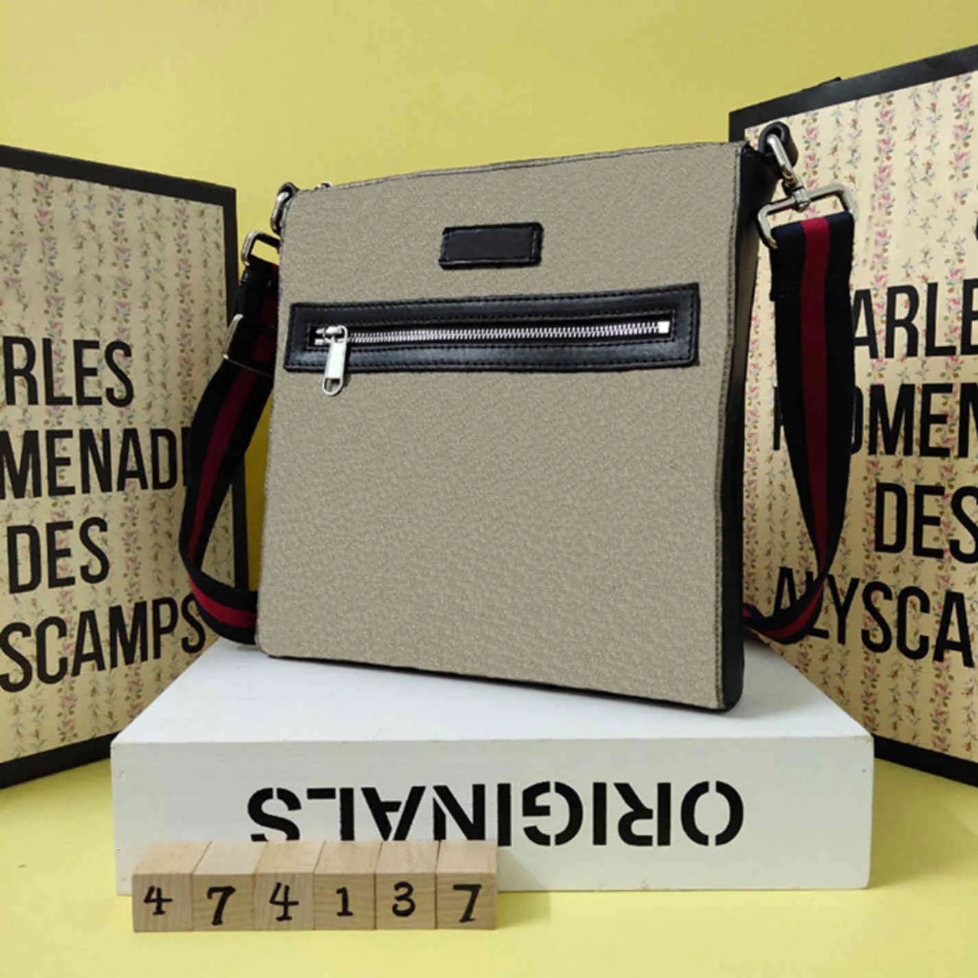 Famous S Design Classic Fashion Business Large Postman Bag som är valet för att gå ut HD1312221