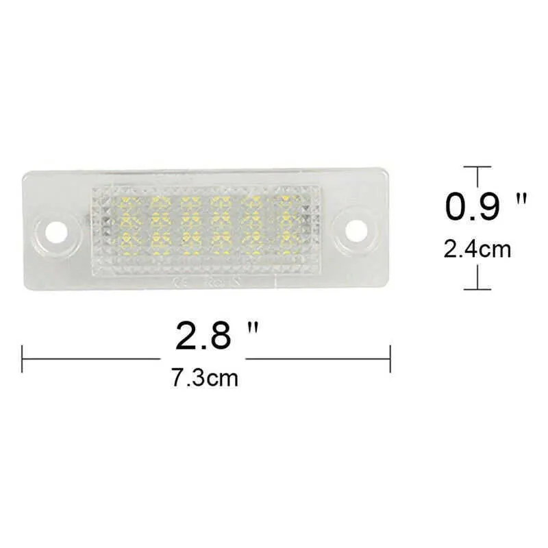 2 sztuk samochodu LED Licencja Licencja Lampa Lampa Lampa dla VW Transporter T5 Multivan Caravelle Eurovan Passat Caddy Touran Golf Car