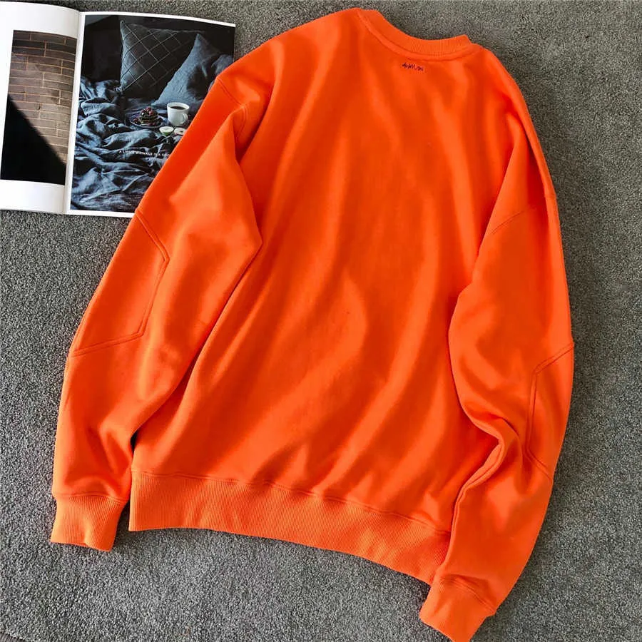 ORANGE Adererror Vader pulls 2020 série d'envahisseurs surdimensionnés Adererror Hoodies Version de haute qualité Ader Hoodies X0602