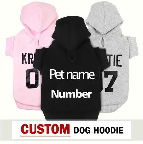 Vêtements pour animaux de compagnie Sweat à capuche pour chien Bouledogue Français Chiot Manteau Sweat Coton Hiver Chien Chat Vêtements Pour Petits Grands Chiens Chihuahua 211013