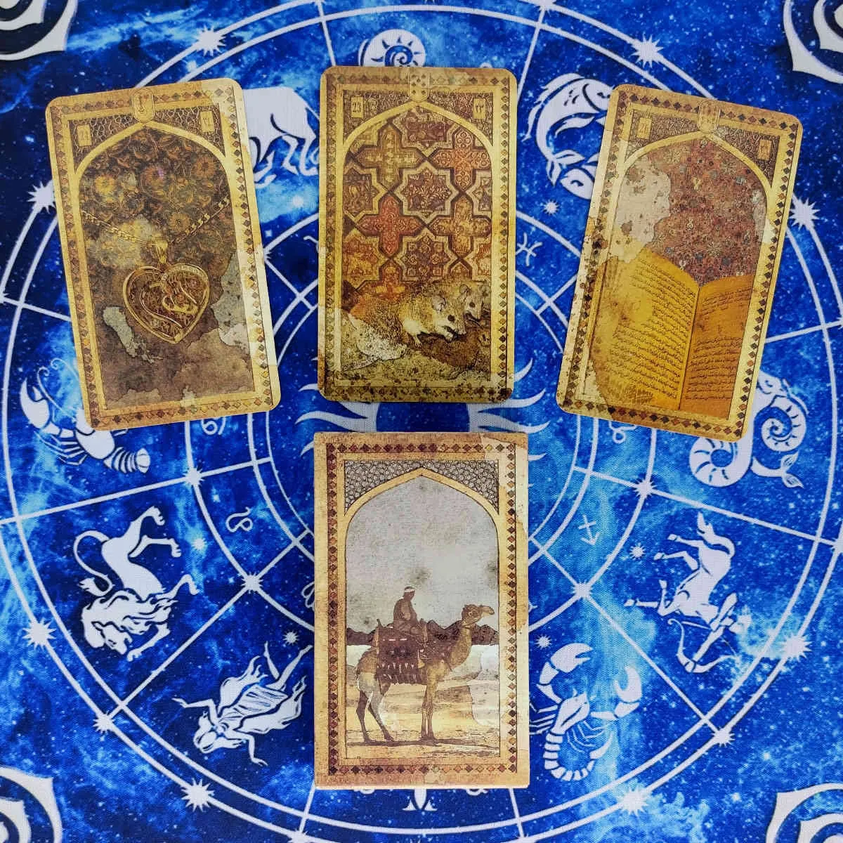 Old Arabian Lenormand Tarot Cards Divination Deck Entertainment Party Juego de mesa Soporte Drop Shipping 40 Unids/caja