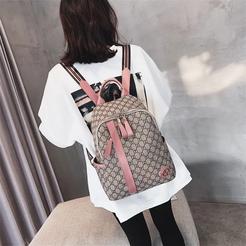배낭 여자 가방 2021 새로운 한국어 스타일 schoolbag 다기능 패션 메신저 가방 대용량 여행 가방 단일 어깨