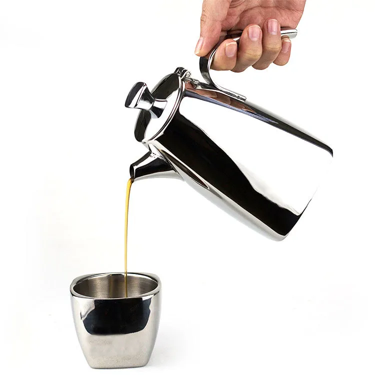 صب فوق غلاية لتناول القهوة أو الشاي الفولاذ المقاوم للصدأ وعاء القهوة المحمولة 210408