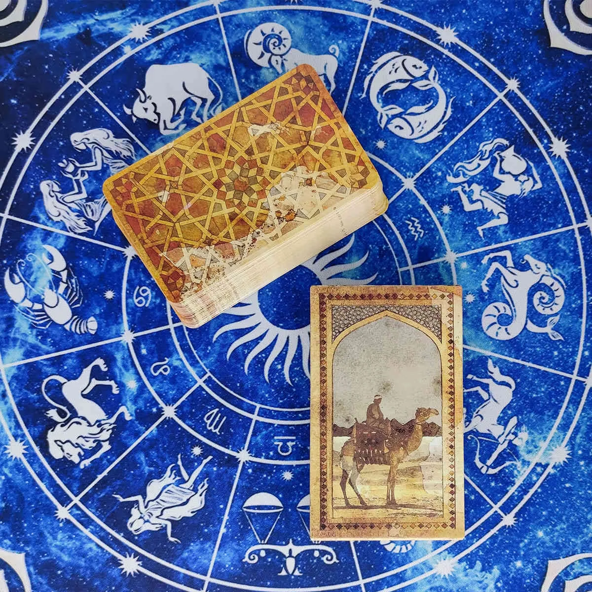 Old Arabian Lenormand Tarot Cards Divination Deck Entertainment Party Juego de mesa Soporte Drop Shipping 40 Unids/caja