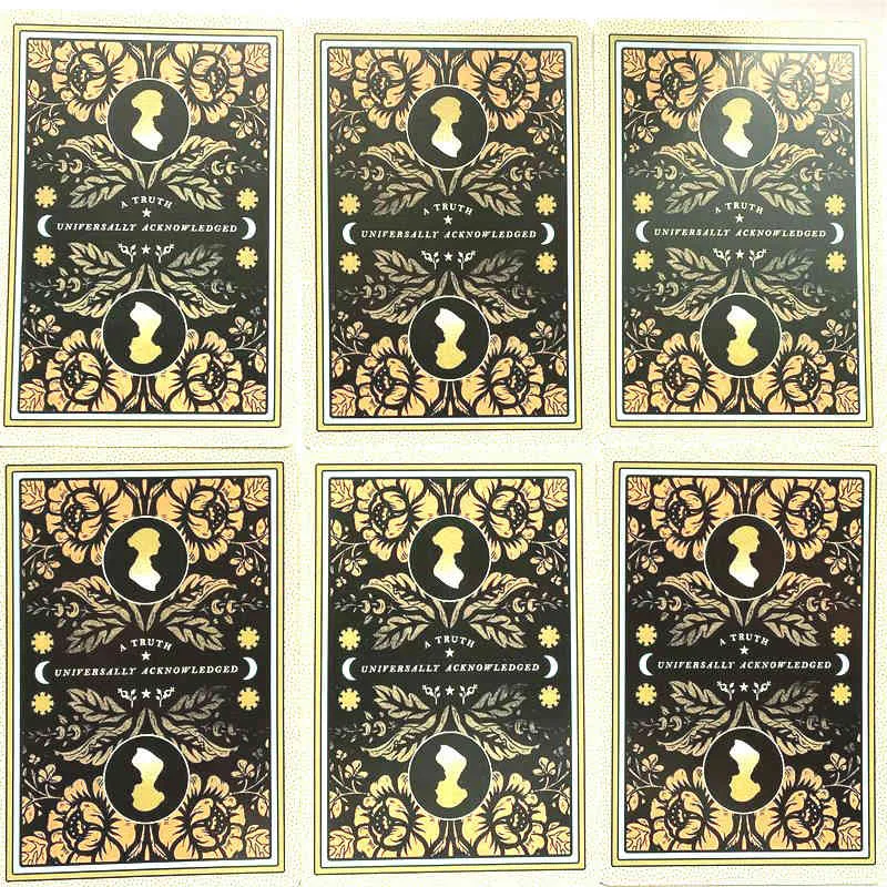 Jane Austen deck – Tarot anglais, 53 pièces, cartes oracles, jeu de société de Divination pour adultes, avec guide PDF, nouveauté