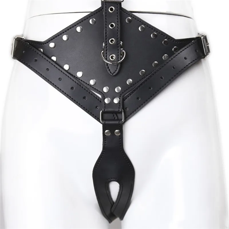 Sex Bondage Strap Men Women PU Leather Harness BDSM Games Dildo Hole Adjustable Adults Erotic Clothes Bundled Straps Y04061458018