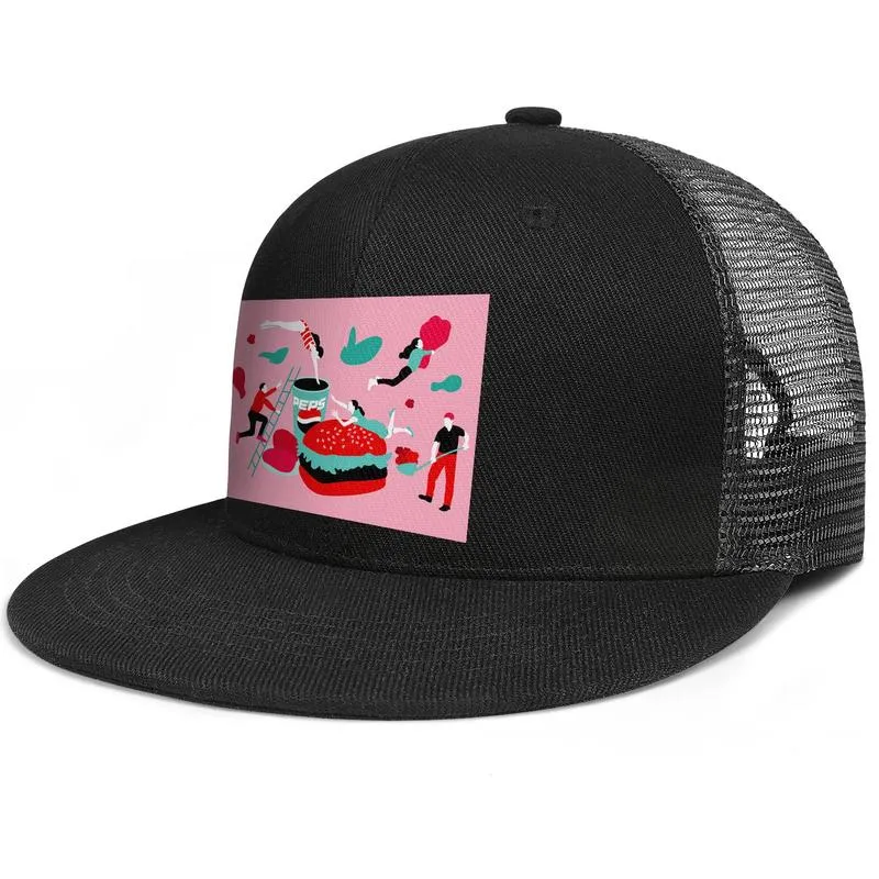 KFC Casquette de camionneur unisexe à bord plat Designer Chapeaux de baseball personnalisés Logo Bourse MALAISIE LIVRAISON Vingt 20 Big Bash illustra8817760