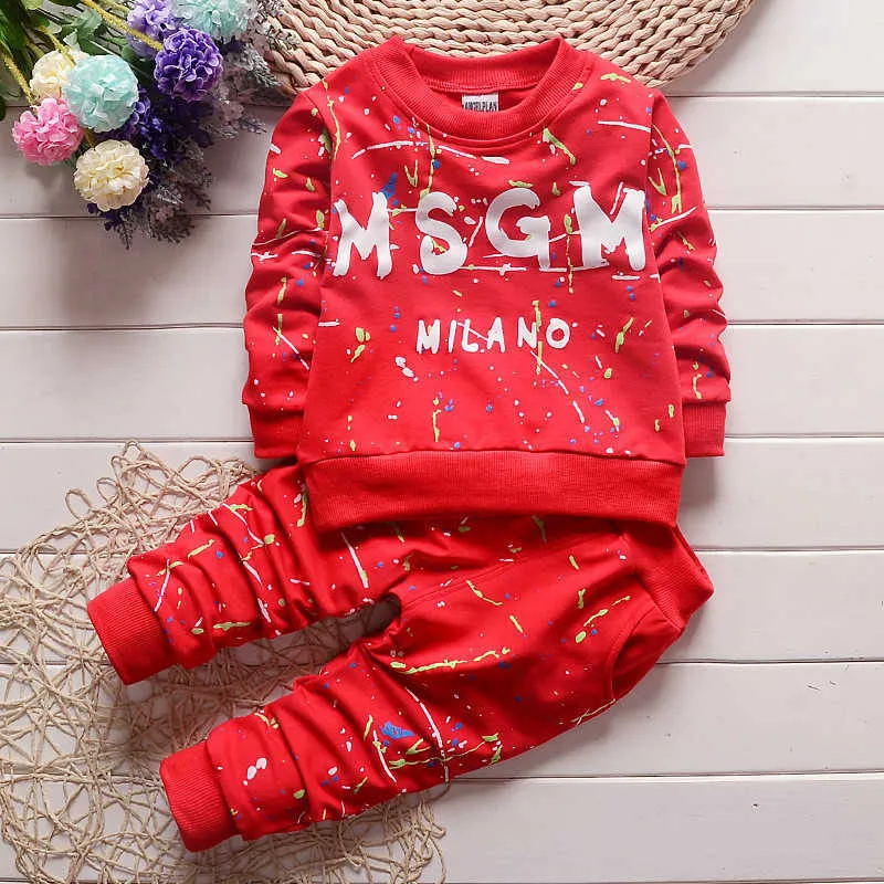 Set di abbigliamento ragazzi Tute bambini Tuta sportiva bambini Felpe + pantaloni casual Set da 2 pezzi vestiti da bambino