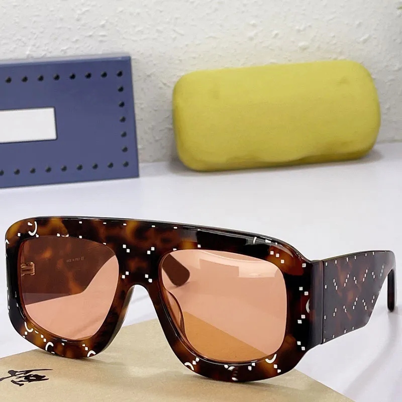 Okulary przeciwsłoneczne dla mężczyzn Kobiety Zwycięska prostokątna rama literowa Czarna brązowe zielone soczewki UV Ochrona UV dzika styl retro Słońce GL296C