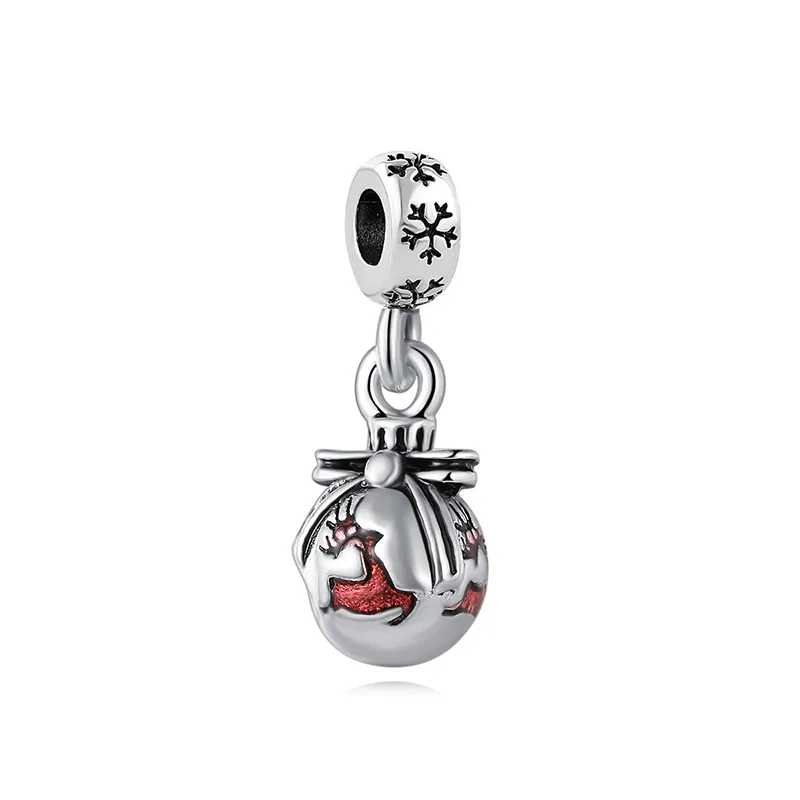 925 Sterling Silber Weihnachtsserie Baum Kürbis Auto Glocke Anhänger für Pandora Charm Armband Damen Modeschmuck Geschenke