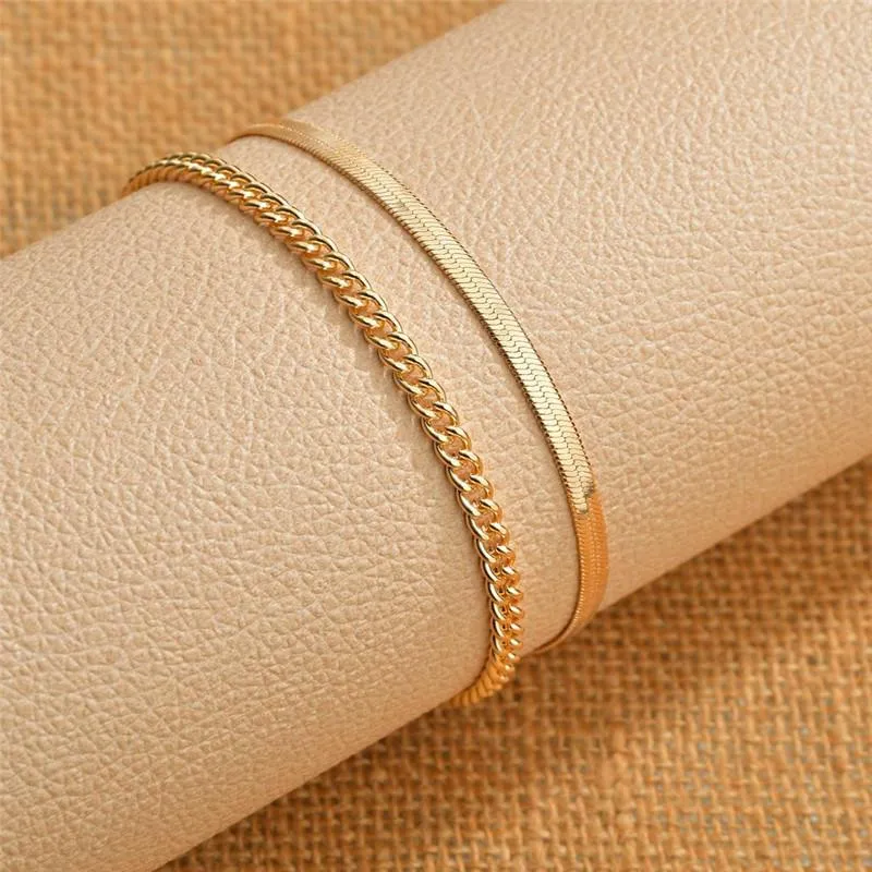 Ankiety moda bohemian złoty wąż link link wysokiej jakości punk bransoletka dla dzieci dziewczyna letnia biżuteria Akcesoria 241s