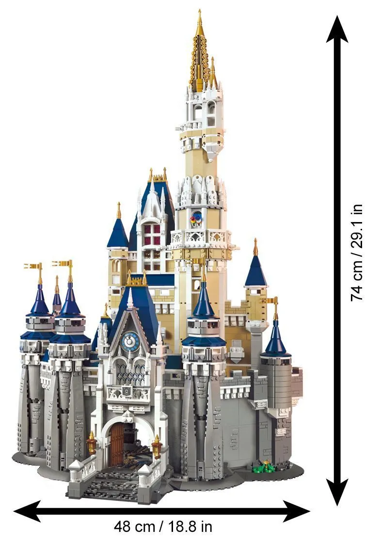 In voorraad PrincCastle 71040 16008 Cinderella PrincMagic Castle Bricks Bouwstenen Kinderen Speelgoed Bakstenen Stad Vriend Straat X0503