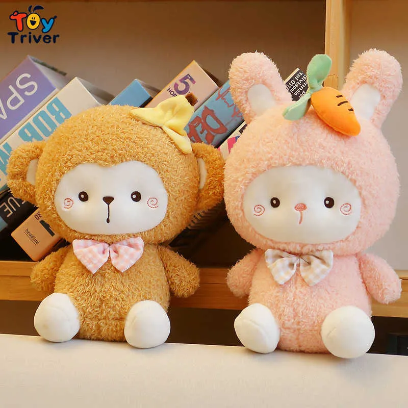 Kawaii Pecora Agnello Scimmia Rabbitt Coniglietto Peluche Animali di peluche Bambola Bambino Bambini Bambini Ragazze Ragazzi Regali di compleanno Room Decor Y072504570