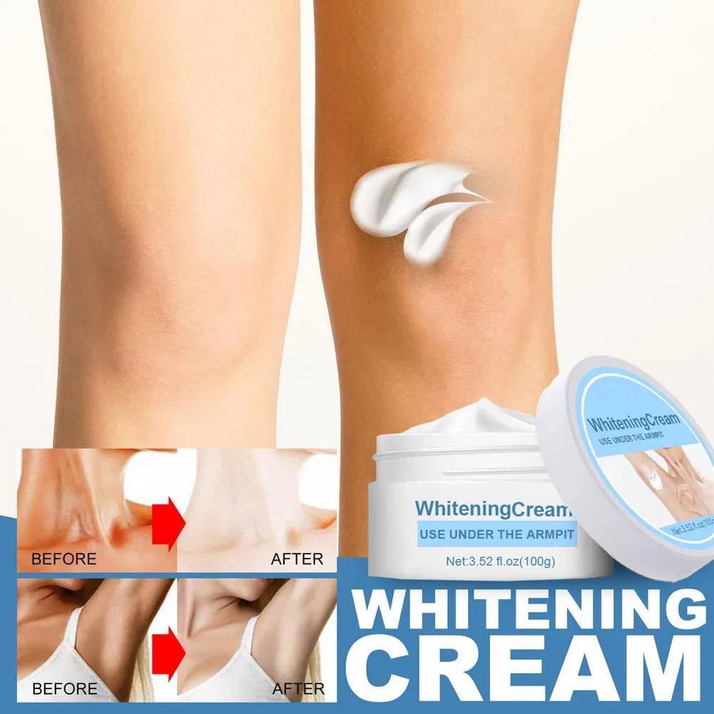Whitening Cream Bleaching Face Lightening Underarm Armpit Legs Knees Private Parts Body Moisturizing Dark Spot Brightening