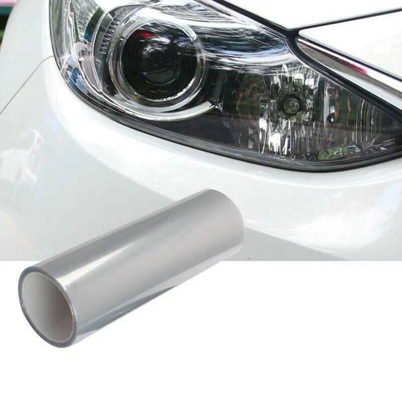 30cm Car Transparent Light Protector Film Bumper Hood Paint Protection Headlight Protective Film Vinyl Roll272v