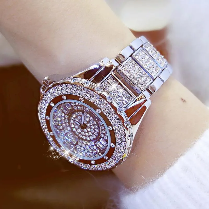 Bee Sister Women Watches With Diamond Crystal Gold Watch Ladies Luxury Wristwatch Rhinestone Clock Female Bracelet Wristwatches193y
