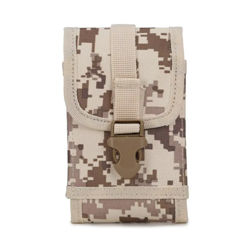 Heuptassen Molle Man Pack Camo Oxford Tactische Multifunctionele Mobiele Telefoon Case Crossbody Voor Mannen Klein Buiten Bag219v