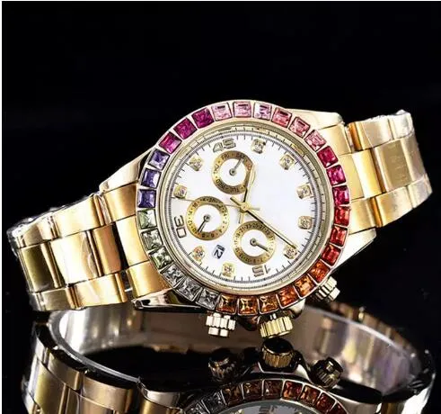 orologi quadrati da donna fiore Orologio da polso in oro pieno di diamanti strass da donna svizzero Designer orologi da polso automatici orologio da polso293g