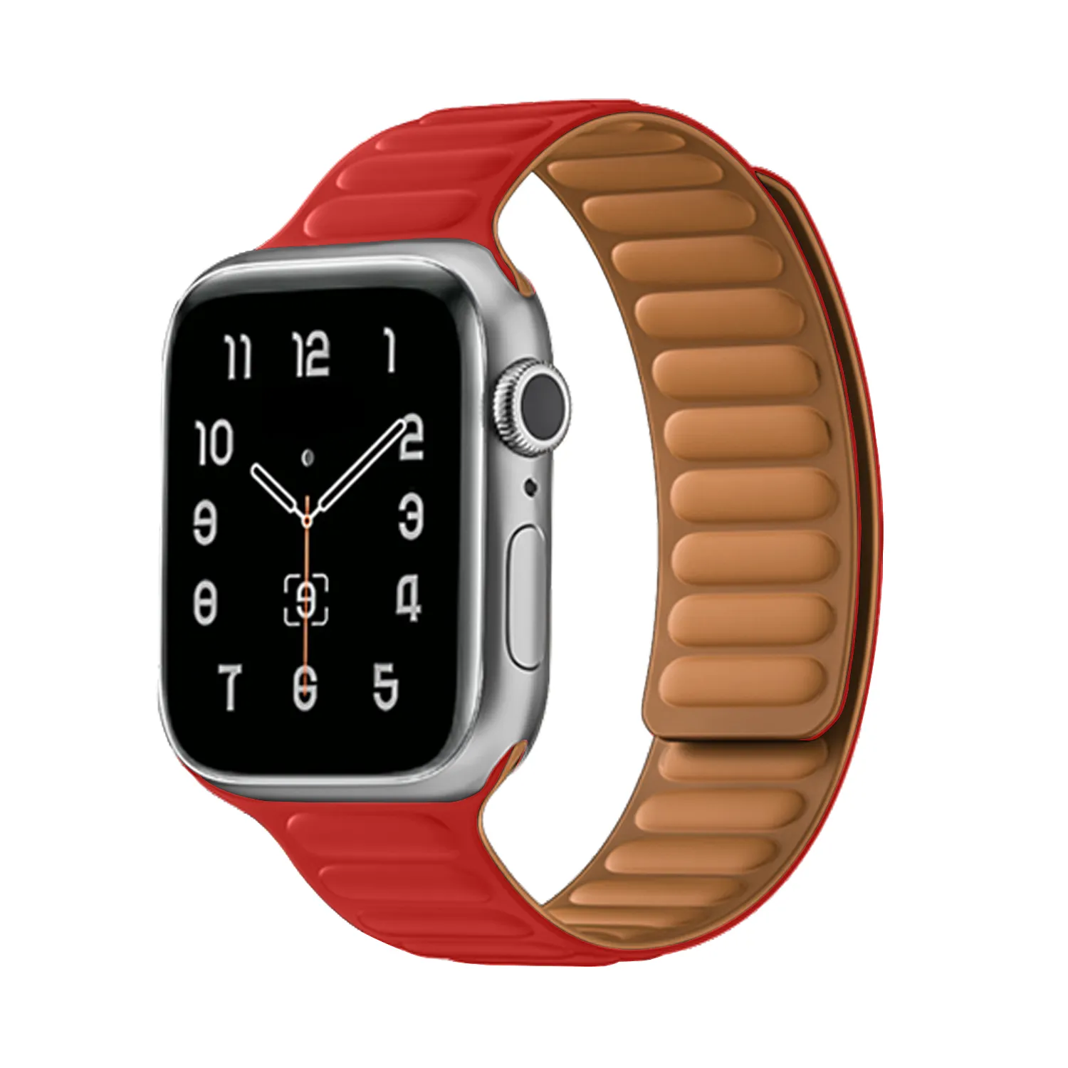 Collegamento in pelle Apple Watch Band 44mm 40mm 38mm 42mm 42mm Watchband Original Magnetic Loop Bracciale Iwatch Seires 3 5 4 6 SE Strap8549590