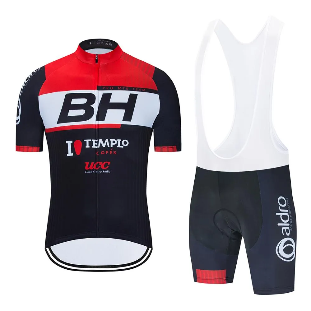 Drużyna 2021 Jersey Mens Cycling Set Summer Mountain Bike Pro rowerowe rowerowe koszulki sportowe Suit Maillot Ropa Ciclismo2207