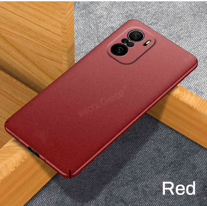 Ultradünne, harte, matte Handyhüllen für Xiaomi Redmi Note 9 Pro 9S 9A K40 Mi 11 Pro 10 Lite Redmi9, stoßfeste, schlanke Sandstein-Abdeckung