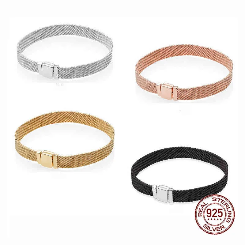 Estilo Classic Sier Sier Fit Bracelete Original para Relógio DIY Jóias Moda Mulheres Presente Dorpshipping