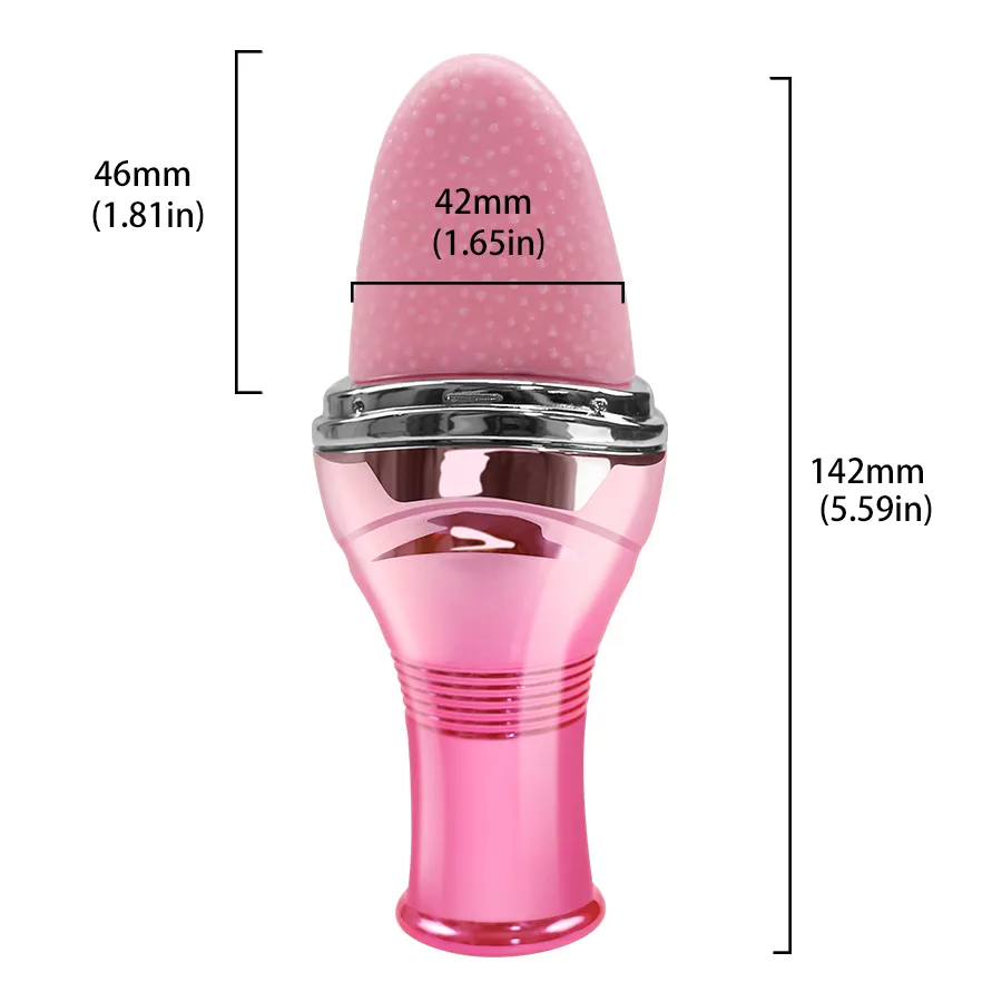 yutong hwok tungvibrator slickande klitoris vibrerande gspot massagestimulator kvinnliga onanator leksaker för kvinnor1937885
