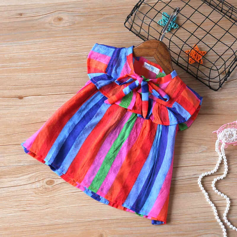 Girls Clothes Summer Children Clothse Multicolor Top+Shorts Toddler Set 210515