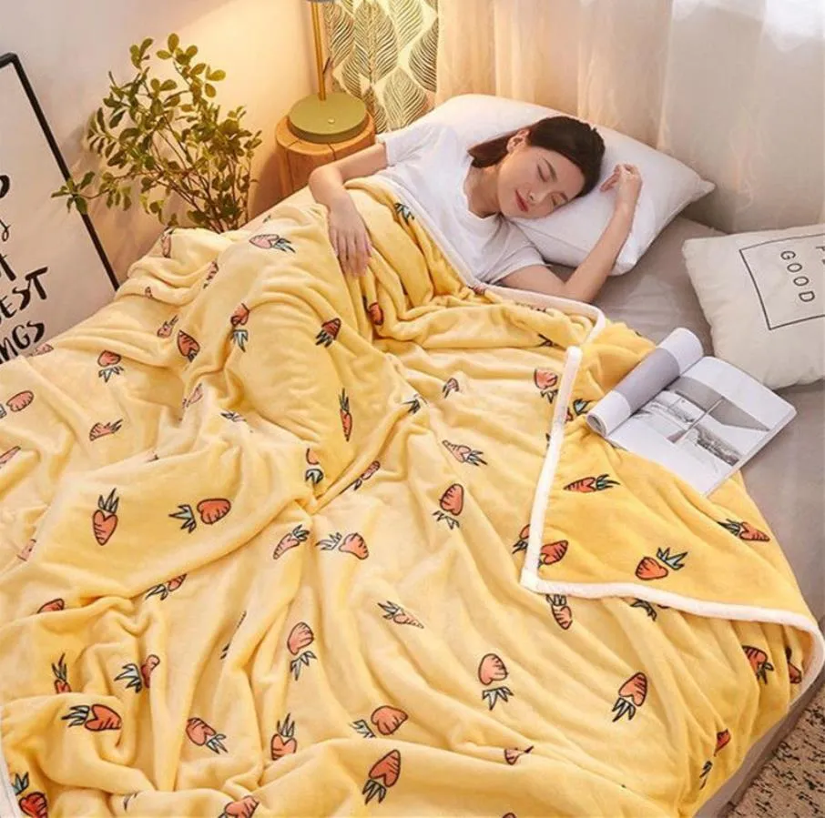 Super Soft Warm Solid Warm Micro Plush Fleece Blanket Throw Rug Flannel Divano Biancheria da letto ad alta densità divano e letto F0249 210420