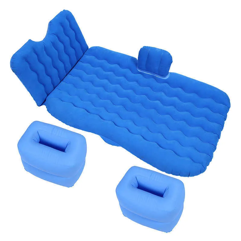 Back Car Travel Bed Seat Air Inflatable Sofa Mattress Multifunctional Pillow Outdoor Camping Mat Cushion Universal Big Size322q