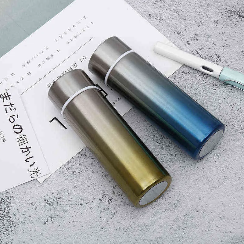 150ml Mini Cute Coffee Vacuum Flasks Thermos Small Capacity Portable Stainless Steel Travel Drink Water Bottle Thermoses 211109