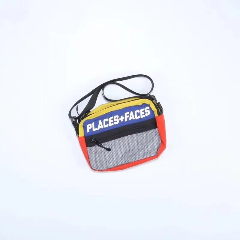 Places Faces Package Streetwear Casual Classic Reflective Crossbody Taschen Hip Hop Satchel Backpack324r