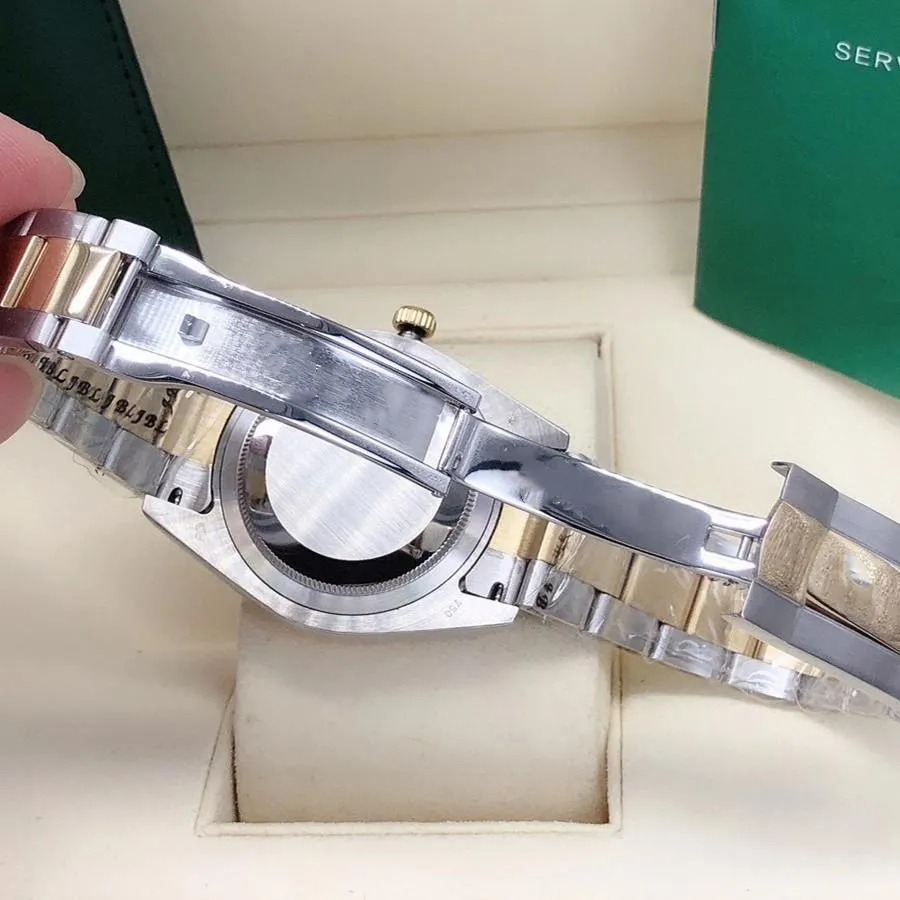 часы 41 мм автоматические механические мужские часы в оправе с бриллиантами цифровой диск модные наручные часы304l
